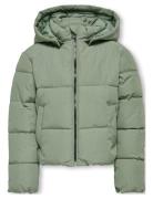 Kids Only Kogdolly Short Puffer Jacket Otw Noos Grön