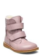 ANGULUS Boots - Flat - With Velcro Rosa