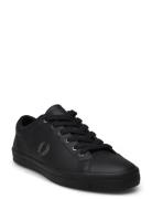 Fred Perry Baseline Leather Svart