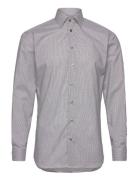 Bosweel Shirts Est. 1937 Small Check On White Grå