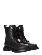 Tommy Hilfiger Tommy Hilfiger Lace-Up Ankle Boots Black Svart