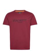 Hackett London Heritage Classic Tee Burgundy