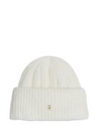 Tommy Hilfiger Th Timeless Beanie Vit