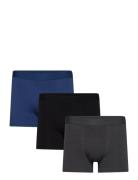 Bread & Boxers 3-Pack Boxer Brief Mixed Season Marinblå