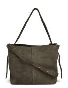 Becksöndergaard Suede Fraya Small Bag Khaki Green