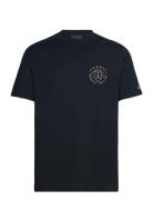 Lyle & Scott Stamp T-Shirt Marinblå