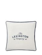 Lexington Home Printed Logo Recycled Cotton Canvas Pillow Cover Vit