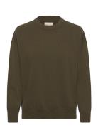 GANT Superfine Lambswool C-Neck Grön