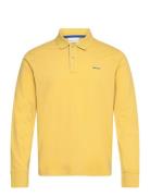 GANT Reg Contrast Pique Ls Polo Gul