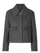 Selected Femme Slfhenny Short Wool Jacket Grå