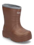 CeLaVi Thermal Wellies - Embossed Brun