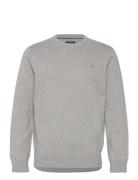 GANT Cotton C-Neck Grå