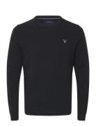 GANT Extrafine Lambswool C-Neck O/S Svart