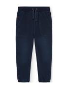 Boboli Fleece Denim Trousers For Boy -Bci Blå