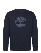 Timberland Tree Logo Crew Neck Sweatshirt Marinblå