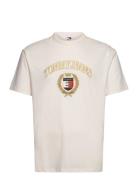 Tommy Jeans Tjm Reg Tj Gold Crest Tee Kräm