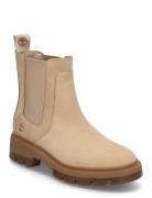 Timberland Cortina Valley Mid Chelsea Boot Light Beige Nubuck Kräm