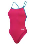 Speedo Solid Vback Rosa