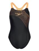 Speedo Womens Medley Logo 1 Piece Svart