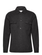 Lindbergh Textured Overshirt Grå