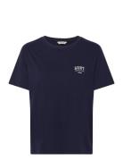 GANT Reg Small Graphic Ss T-Shirt Marinblå