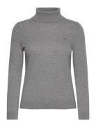 GANT Extrafine Lambswool Rollneck Grå