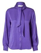 Selected Femme Slfcassia Ls Scarf Shirt B Lila