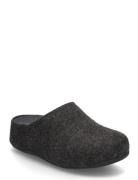 FitFlop Shuv E01 Cushy Felt Clog Slippers Grå