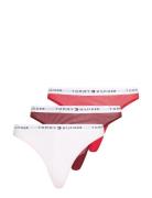 Tommy Hilfiger 3 Pack Mesh Thong Rosa