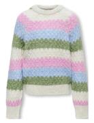 Kids Only Kogchole L/S O-Neck Stripe Knt Multi/patterned