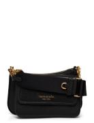 Kate Spade Double Up Pebbled Leather Double Up Crossbody Svart