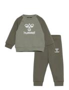 Hummel Hmlhumming Crewsuit Khaki Green