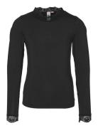 Vero Moda Girl Vmrosie Ls Top Jrs Girl Svart