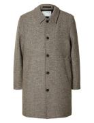 Selected Homme Slharchive Car Coat Noos Grå