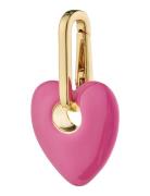 Pilgrim Charm Recycled Heart Pendant Rosa