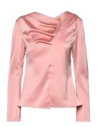 STINE GOYA Asymmetrical Long Sleeve Top, 2261 Rosa