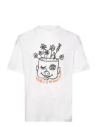 Double A By Wood Wood Wwasa Baby Face Tshirt Vit