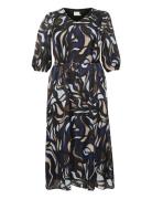 Kaffe Curve Kcmarga Maxi Dress Multi/patterned