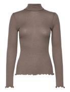 Rosemunde Wool Turtle Neck Brun