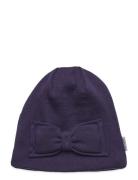 Mikk-line Wool Hat W. Bow Lila