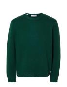 Selected Homme Slhcody Ls Knit Relaxed Crew Neck Noos Grön