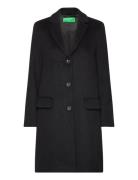 United Colors Of Benetton Coat Svart