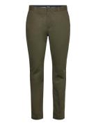 Scotch & Soda Core - Stuart - Stretch Cotton Chino Khaki Green