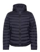 Superdry Hooded Fuji Sport Padded Jkt Marinblå