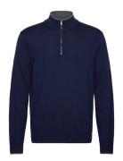 Michael Kors Core Merino Quarter Zip Marinblå