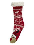 Kids Only Kogchristmas Teddy Socks Acc Röd