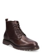 Bianco Biagil Lace Up Boot Soft Texas Brun