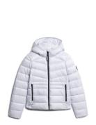 Superdry Hooded Fuji Quilt Padded Jkt Kräm