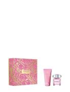 Versace Fragrance Gift Set Bright Crystal Edt + Body Lotion Nude