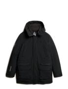 Superdry City Padded Parka Jacket Svart